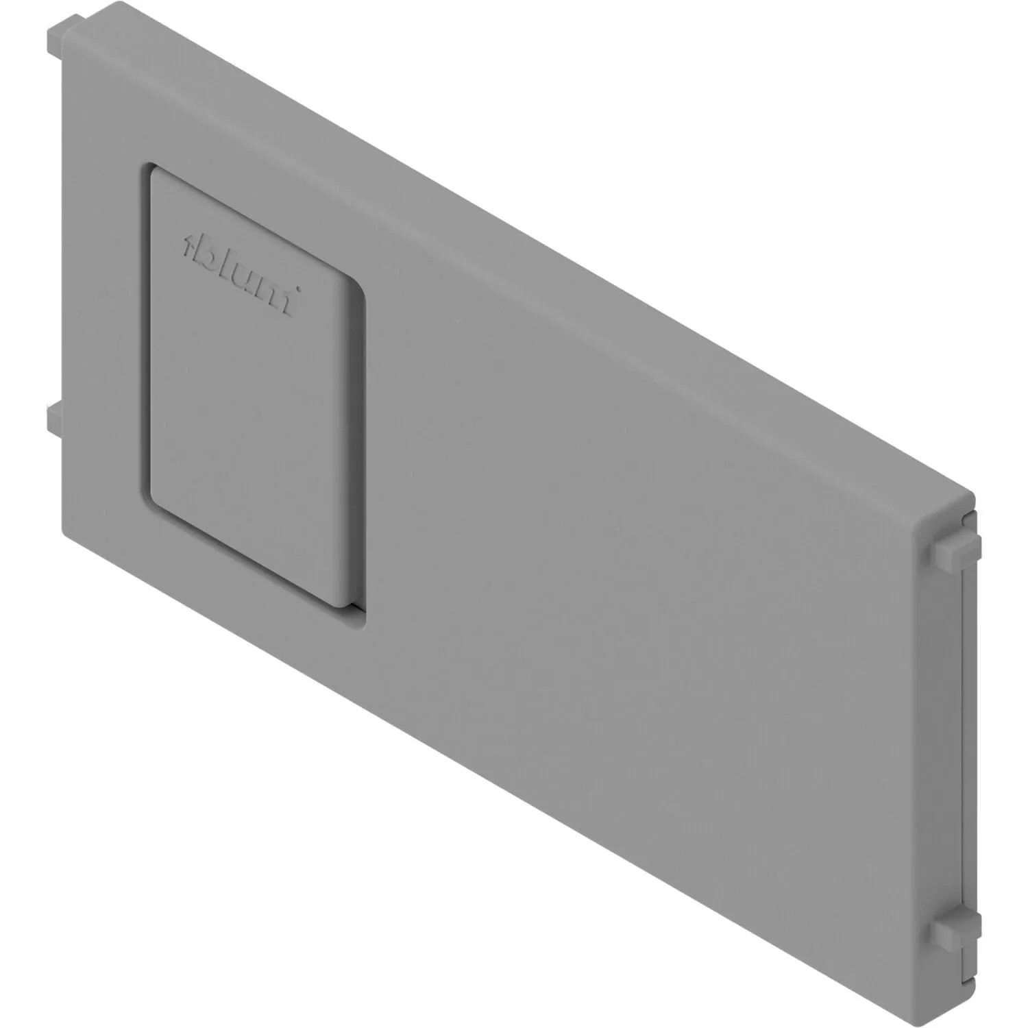 Blum Querteiler Ambia-Line für schmalen Schubkastenrahmen B 100 mm Kunststoff Indiumgrau