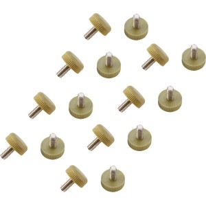 Fußkappen (16 Stk.) für Scafford Lounge-Set, Kunststoff, zum Schutz der Gartenmöbel.