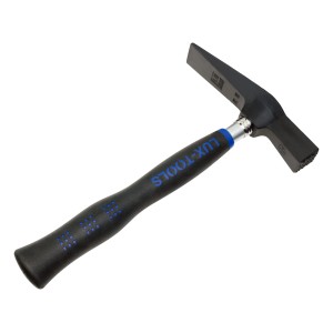 LUX Maurerhammer, Rheinische Form, 600g, mit ergonomischem Griff für komfortables Arbeiten.