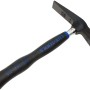LUX Maurerhammer, Rheinische Form, 600g, mit ergonomischem Griff für komfortables Arbeiten.