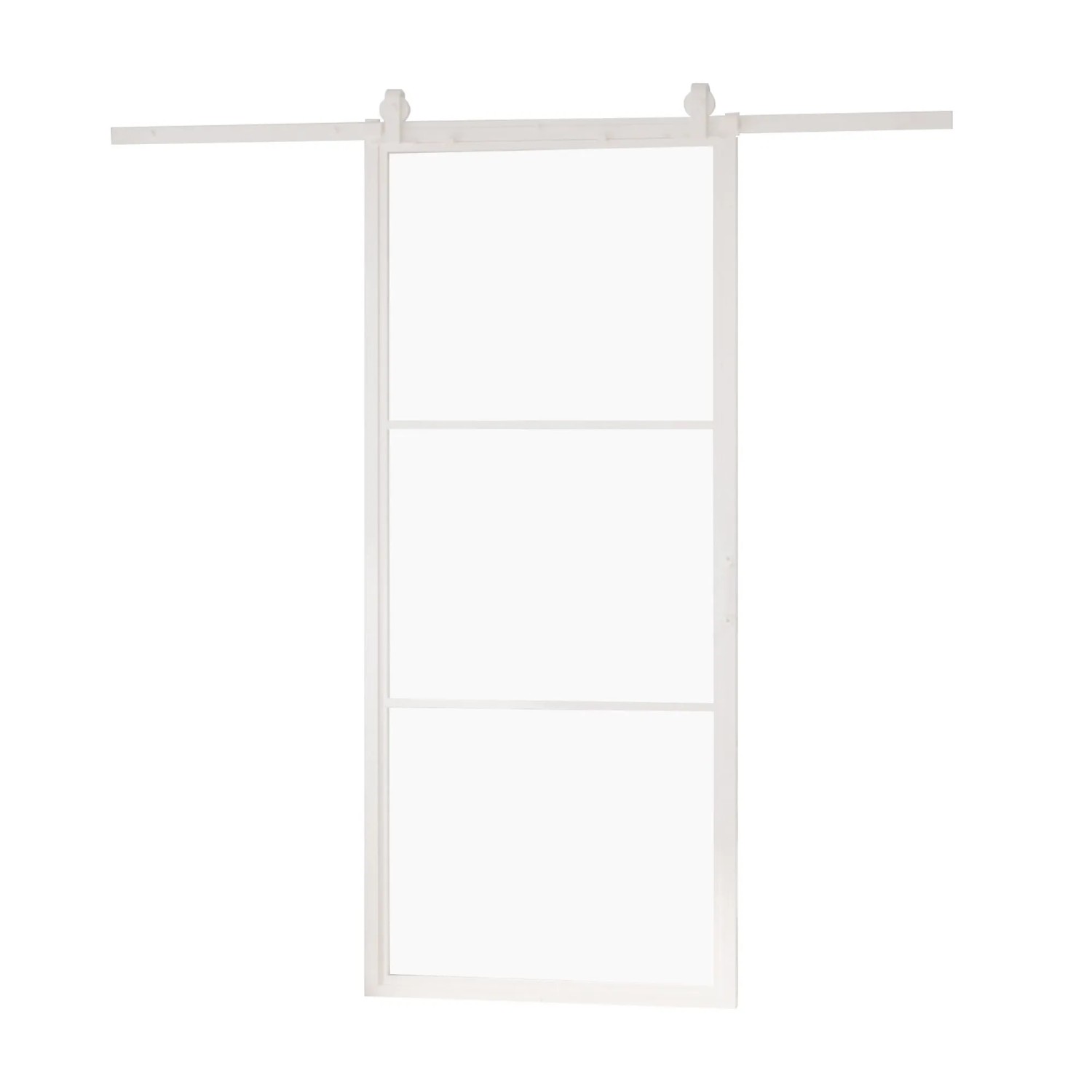 inova Loft Glasschiebetür 1025 x 2200 mm 3 Felder Komplettset aus Stahl in günstig online kaufen