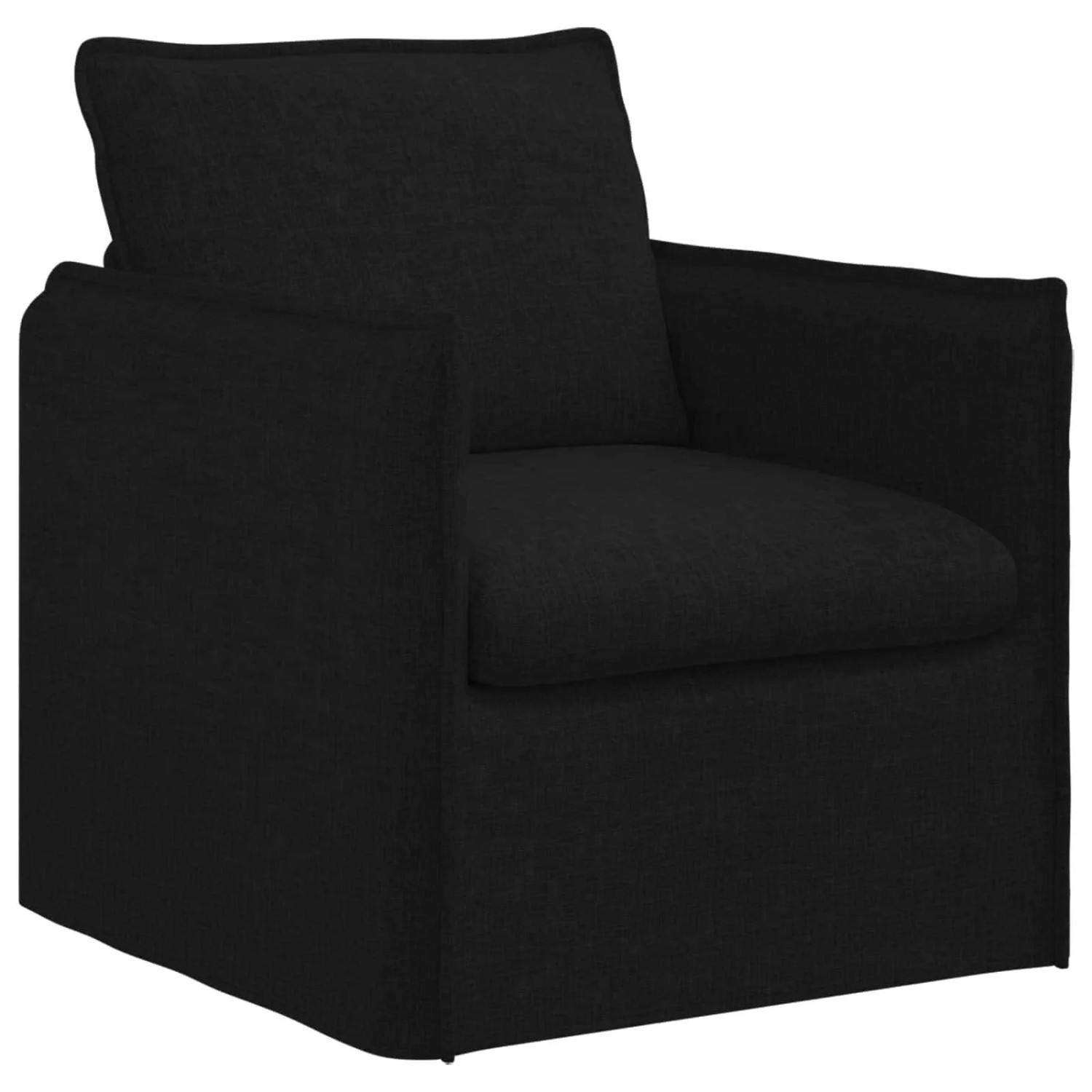 vidaXL Sofa Schwarz 195 x 82 x 85 cm Stoff 42024506