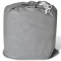 Graue vidaXL Vollgarage aus Vliesstoff, Größe XL, zum Schutz vor Frost und Witterung.