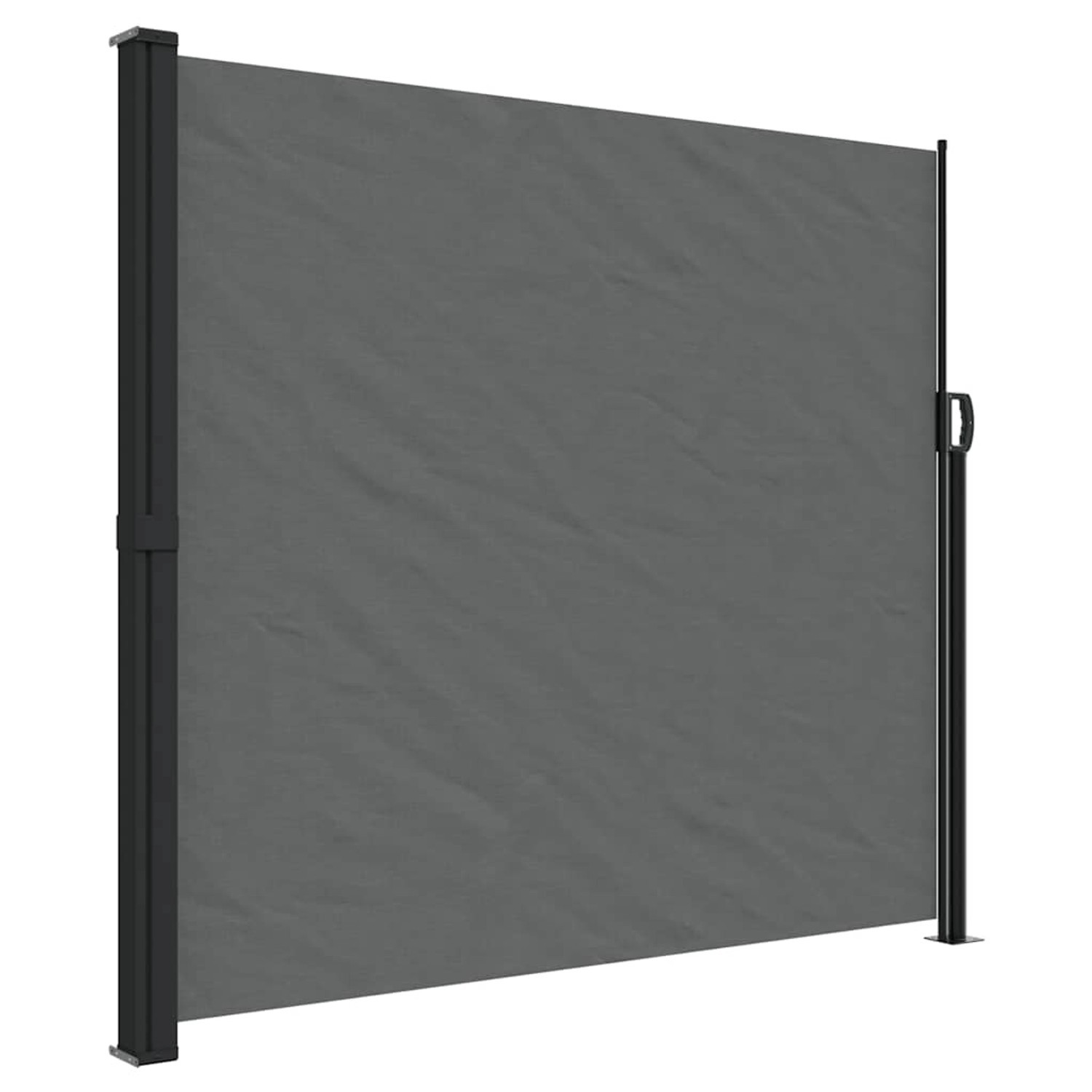 furnicato Seitenmarkise Ausziehbar Anthrazit 180x500 cm günstig online kaufen