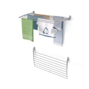 Foxydry Wand Wäscheständer Nach Unten Klappbar Platzsparend 102 cm Grau