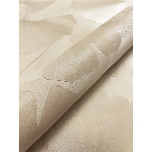 Newroom Vliestapete Druina Creme Blumen Natur Strukturiert FSC®