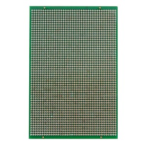 Grüne Blanko Lötplatine mit 2128 Kontakten, doppelseitig für Elektronikprojekte.