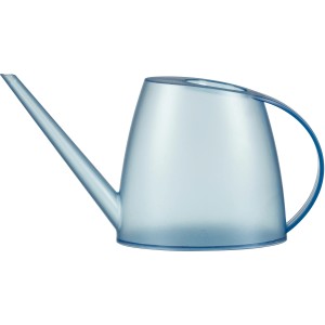 Scheurich Gießkanne Lilly Topaz Clear, 1,5 l, aus transparentem, hellblauem Kunststoff.