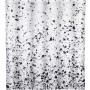 Schöner Wohnen Duschvorhang Tosi, 180x200 cm, Terrazzo-Design in Schwarz-Weiß.
