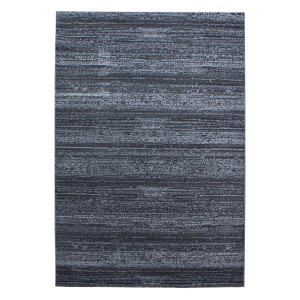 Grauer Ayyildiz Kurzflorteppich Plus, 240x340 cm. Moderner Teppich mit horizontalem Muster.