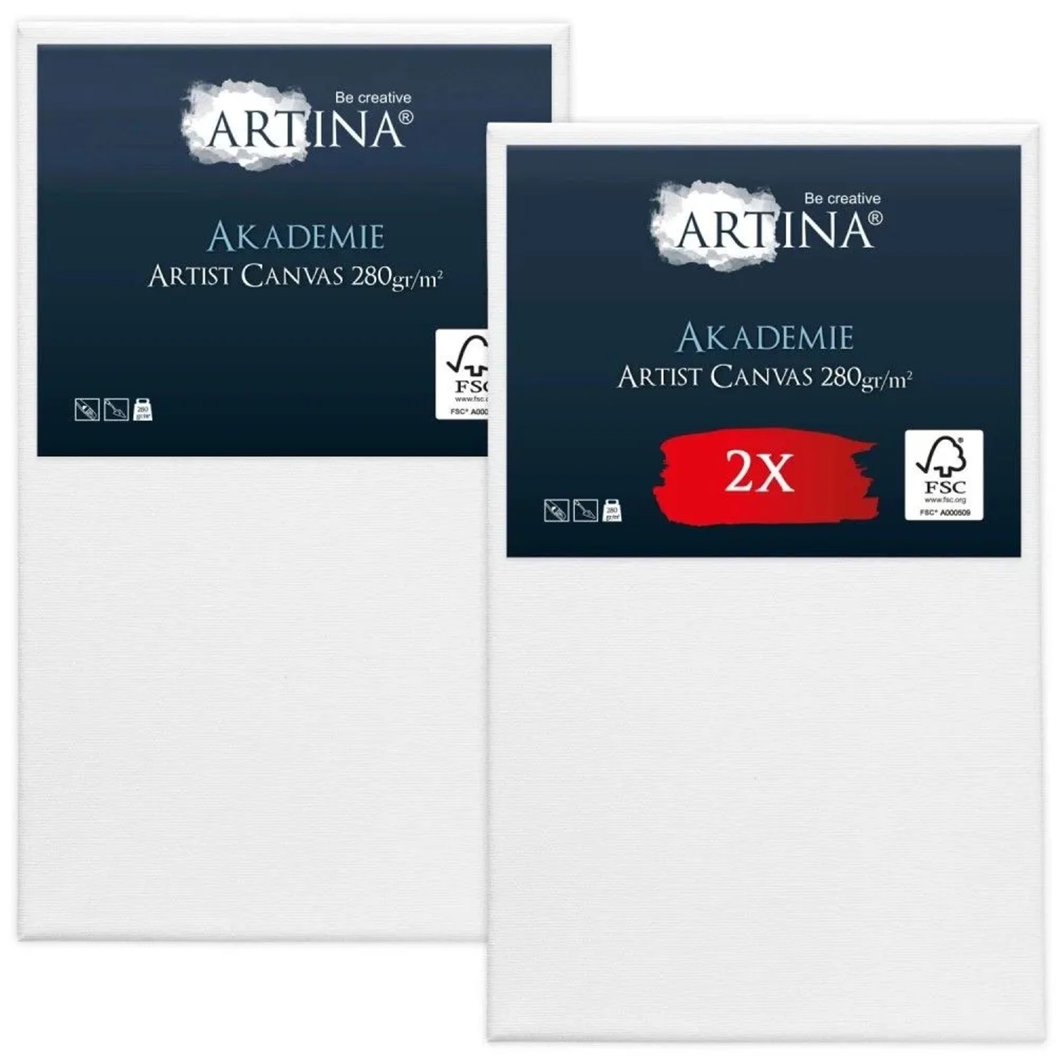 Artina Akademie Keilrahmen 90x150cm FSC 2tlg