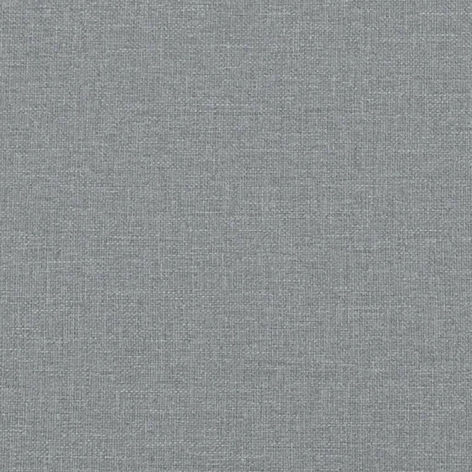 Nahaufnahme des grauen Stoffbezugs der Matratze für das vidaXL Bett 140x190 cm.