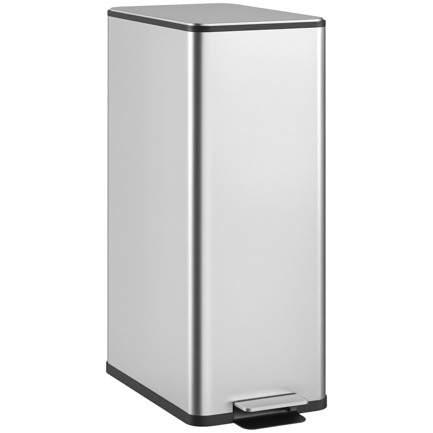 HOMCOM Mülleimer 20 L Treteimer mit Softclose-Deckel und Pedal Abfalleimeri günstig online kaufen