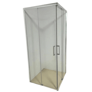 Frascio New Tecnology Duschkabine 65x65 mit Eckeinstieg und transparentem Glas.