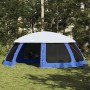 vidaXL Poolzelt mit Abnehmbarem Überzelt Netzwänden Azurblau 690x690cm 4100640_2
