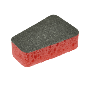 abrazo CeraKlar Kaminscheiben Schwamm, 4er-Pack. Reinigt Kaminofenscheiben trocken und kratzfrei.