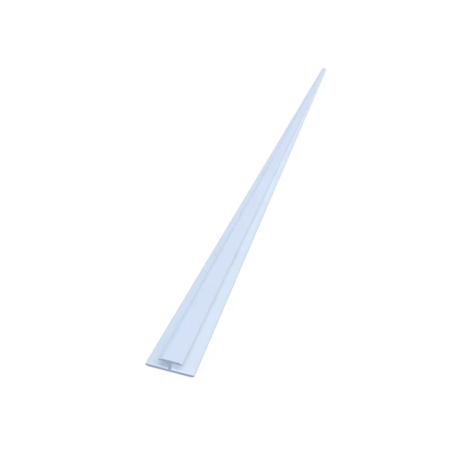 Duschparadies Dekowand Duschrückwand Zubehör Montage Aluminium Profile Montagezubehör 210cm Weiß Profil Hx1