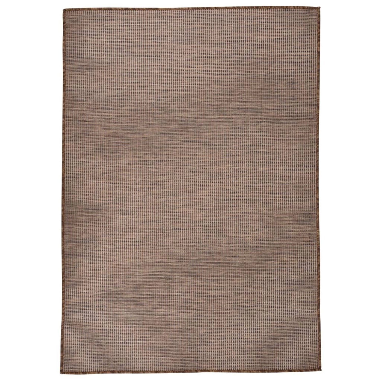 vidaXL Outdoorteppich Flachgewebe 160x230 Cm Braun 1123960 günstig online kaufen