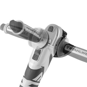 STAHLWERK Akku-Winkelschleifer AWS-20 ST, 20V, mit Akku und Ladegerät im Detail.