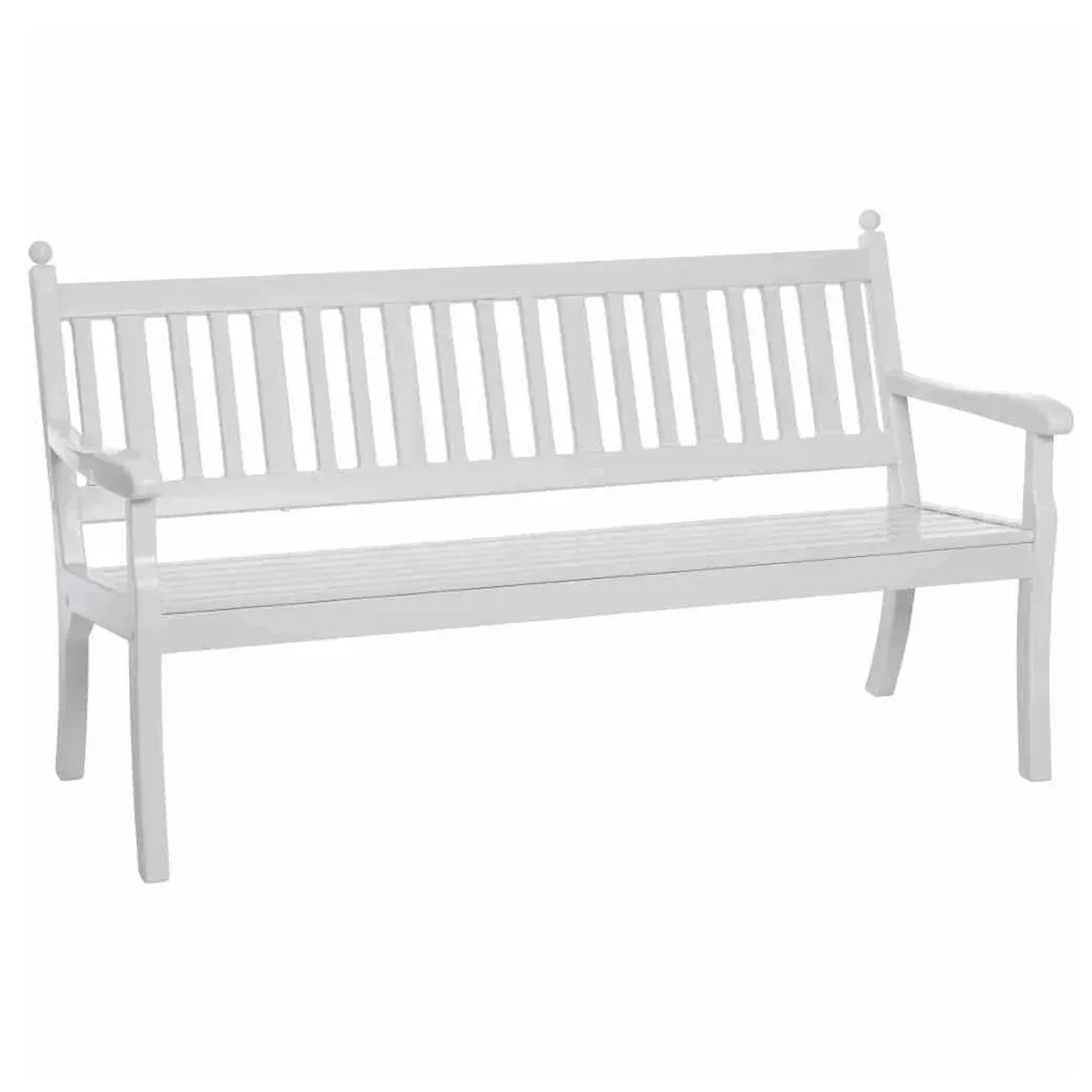 Blome Gartenbank Hohenzollern 3-Sitzer 69 cm x 160 cm x 88 cm Weiß