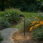 Moderne Lindby LED Außenleuchte Capelo, schwarz, aus Aluminium. Gartenstrahler für stimmungsvolle Beleuchtung.