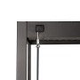 Detailansicht der anthrazitfarbenen Mirador Basic Pergola (3x3m) mit Fokus auf die hochwertige Verarbeitung.