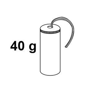 Kirchhoff Dichtungshanf im Spender, 40g, für Sanitär- und Heizungsinstallationen.