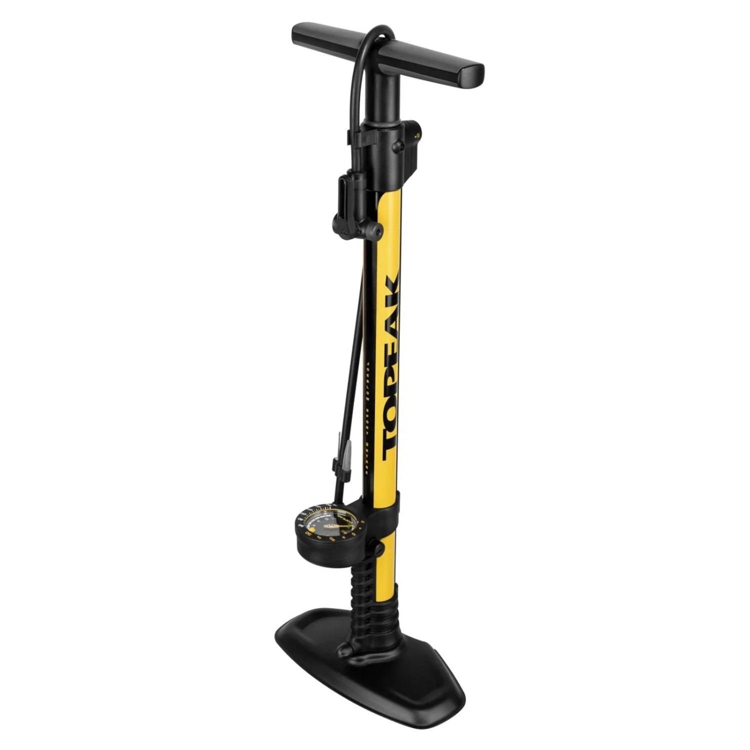 Topeak Standpumpe JoeBlow Sport 2Stage Schwarz Gelb