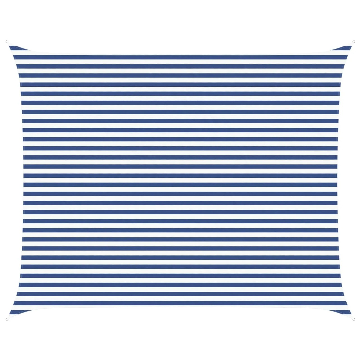 vidaXL Sonnensegel Blau und Weiß 5 x 4 m 100 % Polyester Oxford 42031103