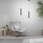 Schwarze LED-Pendelleuchte Bruno, 1-flammig, schlankes Design, Länge 120cm.