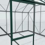 Vitavia Seitenfenster V für Gewächshäuser, ESG 3 mm Smaragd, 59,5x79,2 cm, geöffnet.