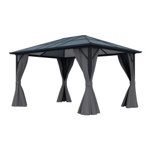 Vente-unique Pergola Radela Anthrazitgrau 398 cm