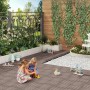 WOLTU WPC Terrassenfliesen Holzoptik 22 Stück/2 m² Braun_2