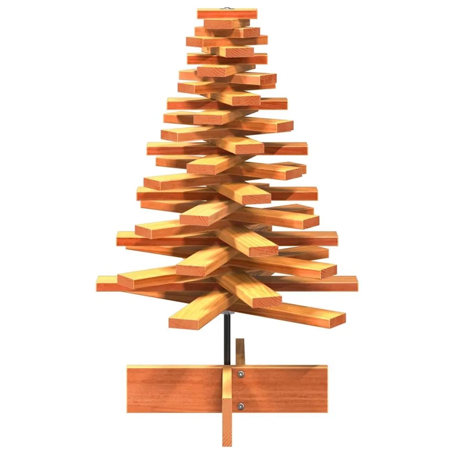vidaXL Weihnachtsbaum Holz zum Schmücken 80 cm Massivholz Kiefer 858203