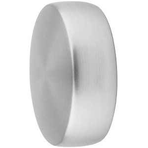 Mydeco Endstück Cap in Edelstahl-Optik für 2,5 cm Gardinenstange.