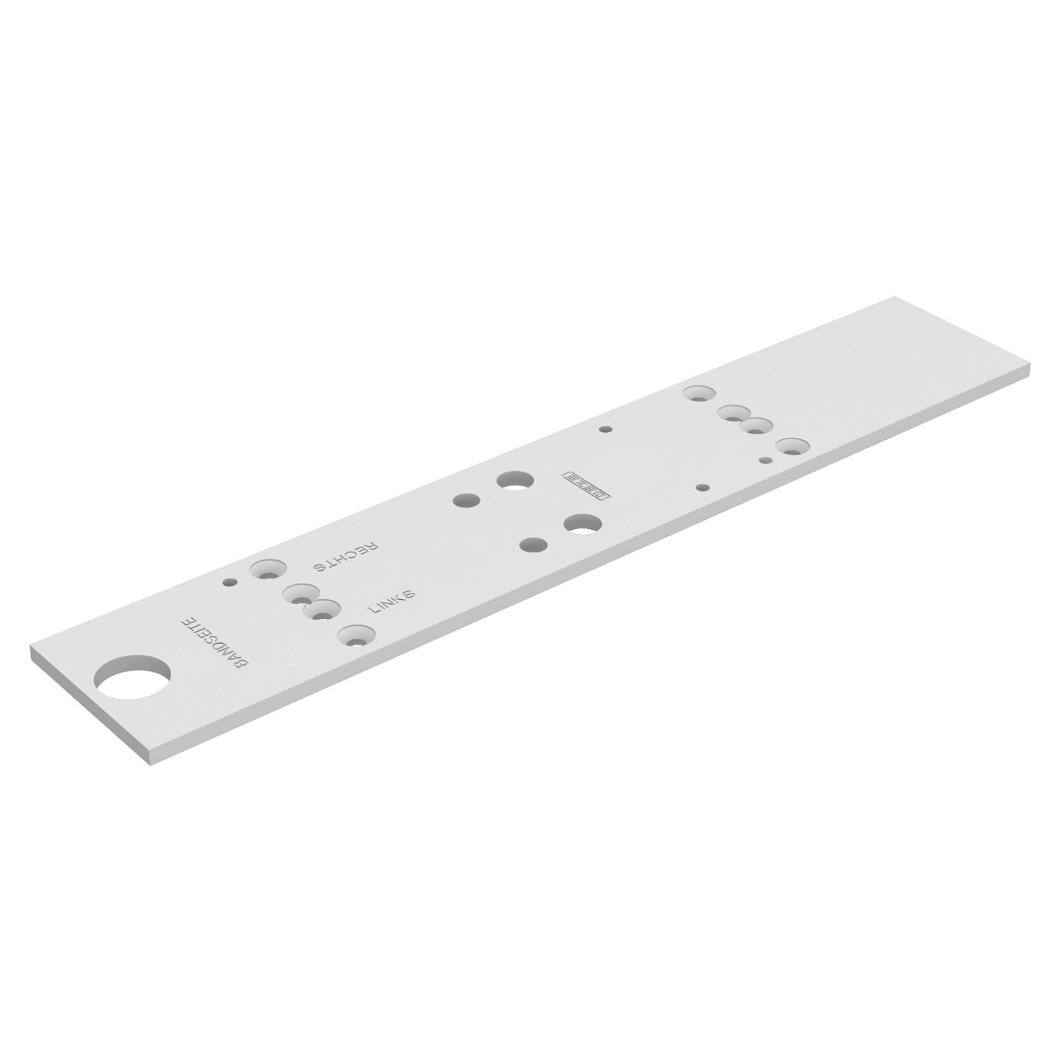 Thumbnail - Geze - Montageplatte - Weiß -für Türschließer TS 4000-TS 5000 - 1400-0001
