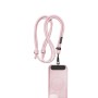 Hellrosa Black Rock Universal Lanyard aus Textil für Smartphones, mit Karabiner und Hülle.