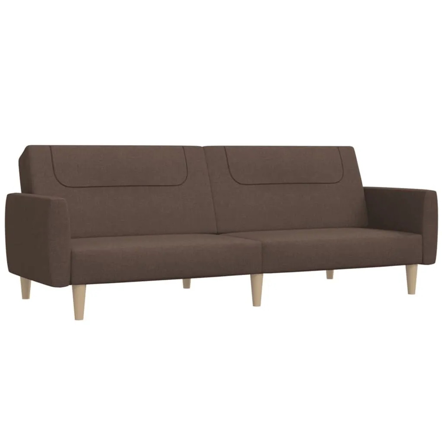 vidaXL Schlafsofa 2-Sitzer Taupe Stoff 375791 günstig online kaufen