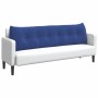 VidaXL Rückenkissen, polizeiblau, 180cm, Samt-Kissen für Sofa oder Bett.