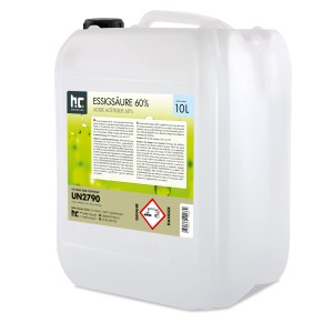 Kanister Höfer Chemie Essigsäure 60%, 2x10l, für Reinigung und Entkalkung.