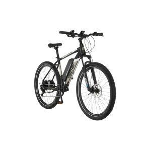 Schwarzes Fischer E-Bike Montis EM 1726 mit 557 Wh Akku und 48 cm Rahmen.