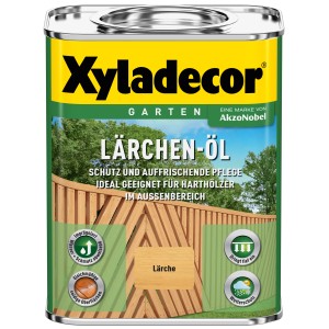 Xyladecor Lärchen-Öl 750ml Dose für Holzschutz und Pflege im Außenbereich.