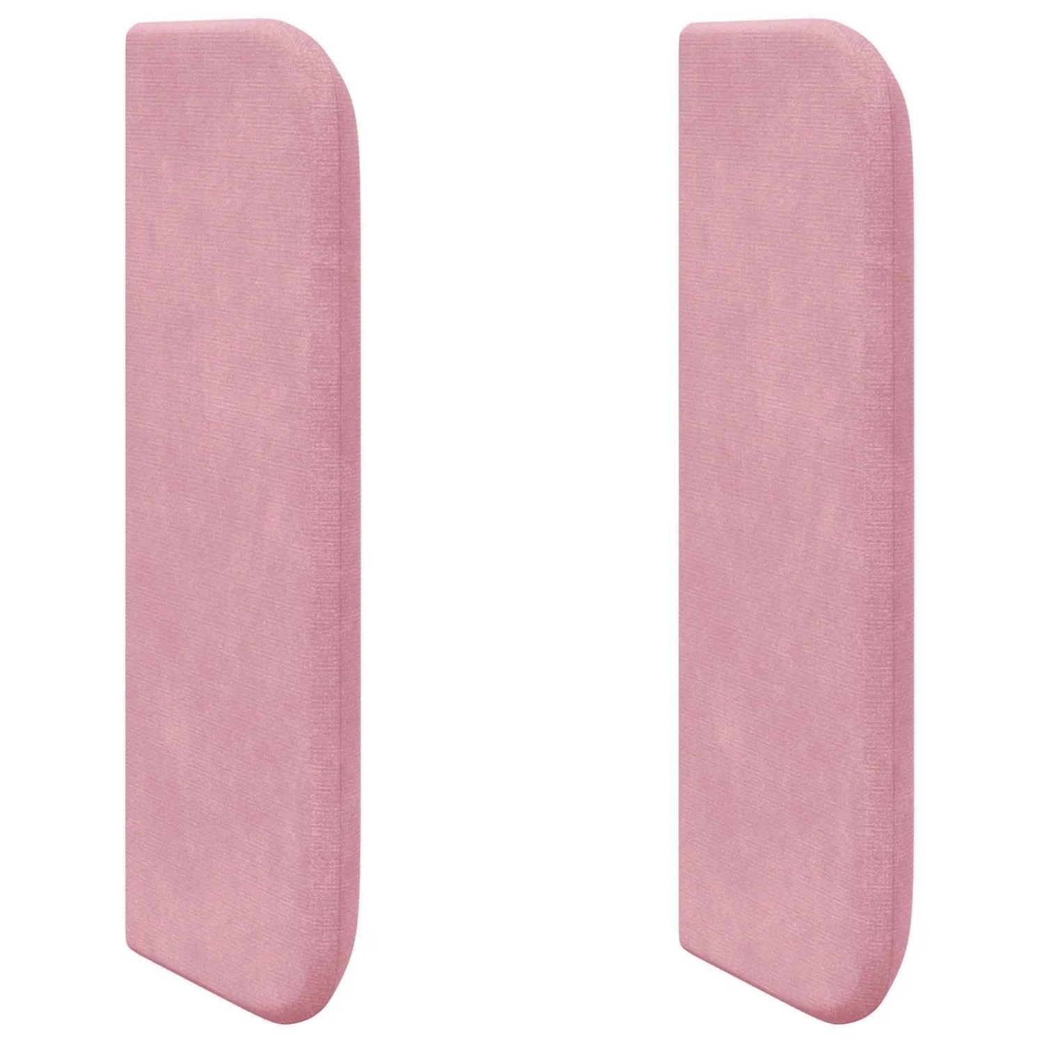 vidaXL Kopfteil Ohr Rosa 40,5 x 40,5 x 4 cm Samt 346595