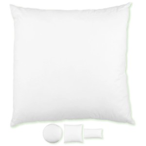 Weißes Arsvita Kissen 30x30 cm, Federkissen für Sitzkissen & Gartenstuhlauflagen.