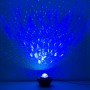 Näve LED-Projektor Athmospheric Galaxy/Water projiziert blaues Sternenlicht an Wand und Decke.