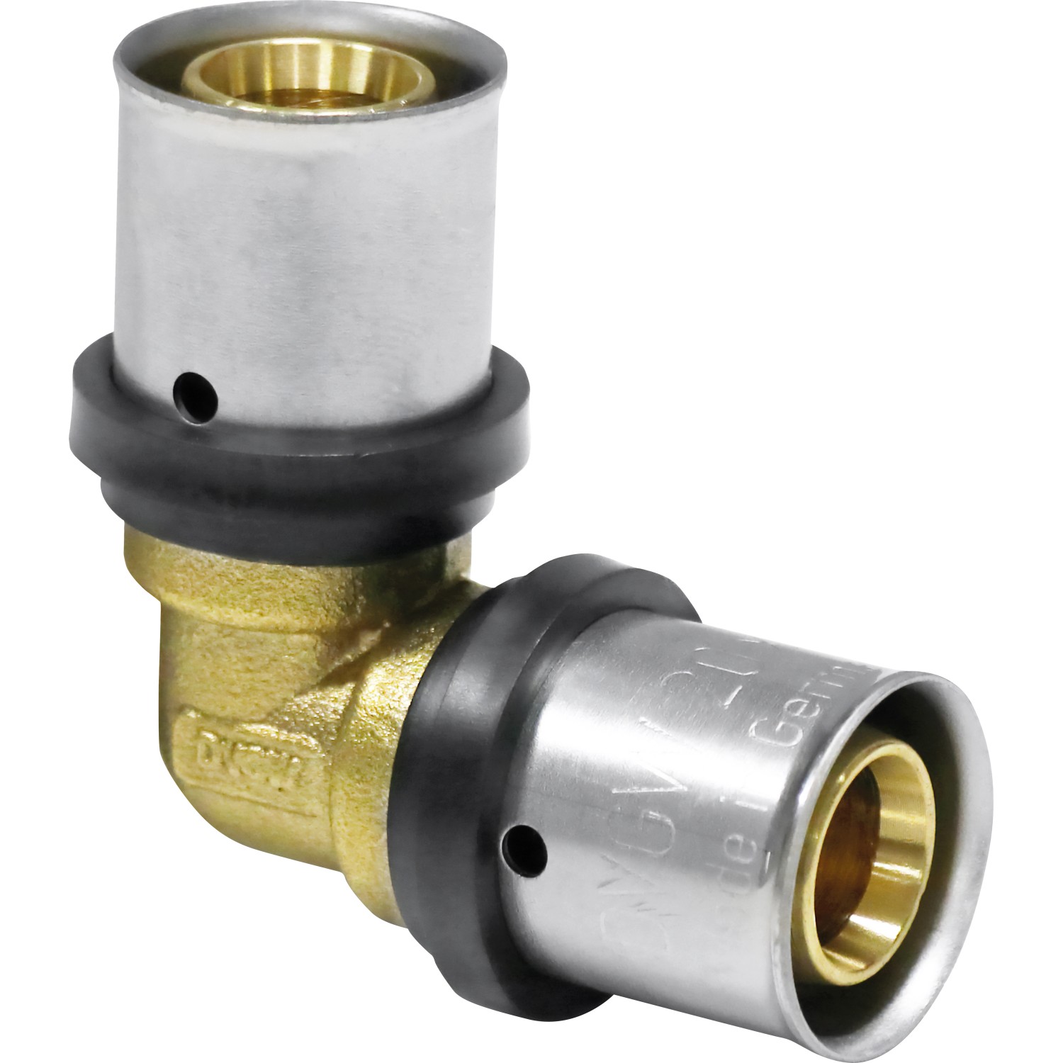 Thumbnail - Press-Winkel Messing 20 mm