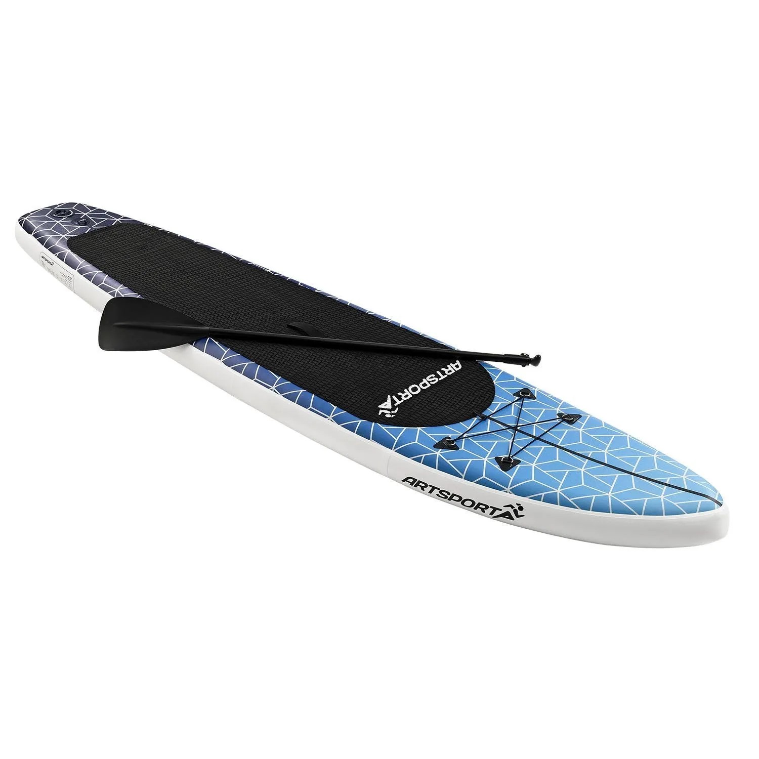 ArtSport Stand Up Paddling Board Deep Ocean Aufblasbar mit Tasche & Zubehör