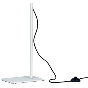 Weiße LED-Stehleuchte Book von Luce Design, 1-flammig, mit schwenkbarem Diffusor.