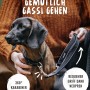 Schwarze Rudelkönig Hundeleine Paola, 230 cm, verstellbar, mit Hund.