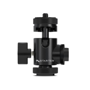 Instarter Flexmount Head Plus Kugelkopf 3-In-1 2X Blitzschuh Stativkopf Kamera